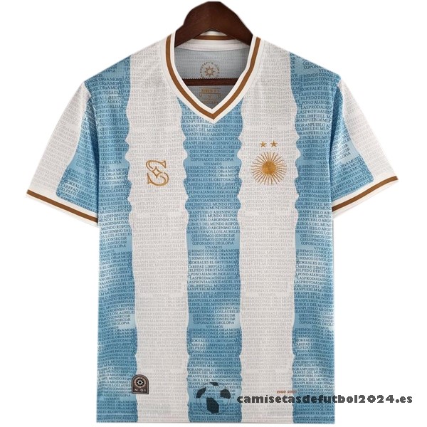 Tailandia Edición Conmemorativa Camiseta Argentina 2022 Azul Venta Replicas