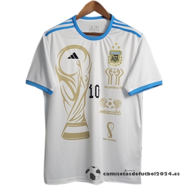 Tailandia Especial Camiseta Argentina 2022 Blanco Venta Replicas