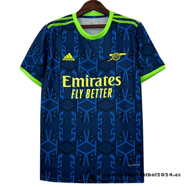 Tailandia Especial Camiseta Arsenal 2023 2024 Azul Verde Venta Replicas