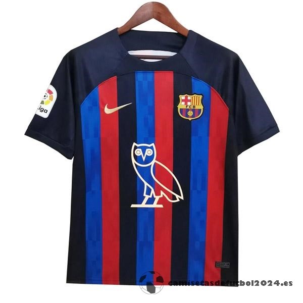 Tailandia Especial Camiseta Barcelona 2022 2023 Azul Rojo Venta Replicas
