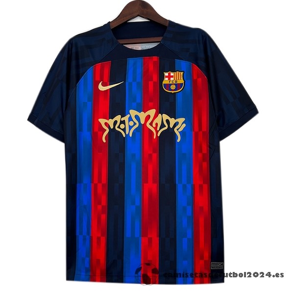 Tailandia Especial Camiseta Barcelona 2023 2024 Azul Rojo Venta Replicas