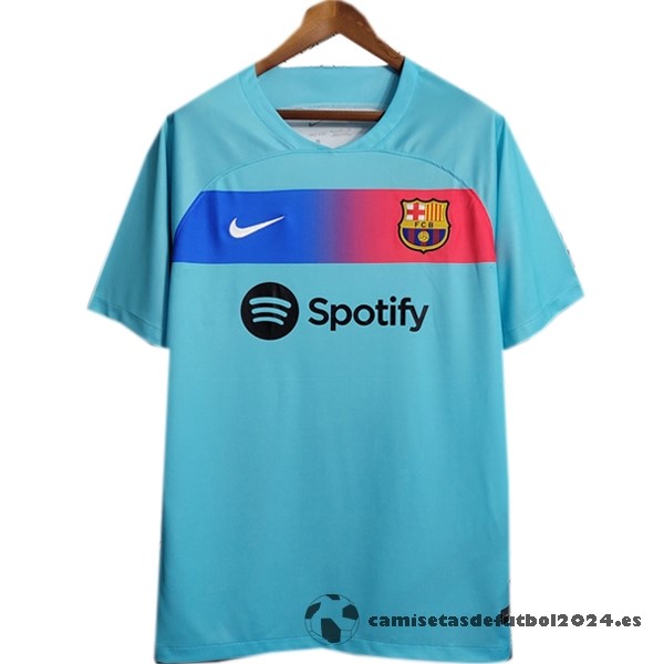 Tailandia Especial Camiseta Barcelona 2023 2024 Azul Verde Venta Replicas