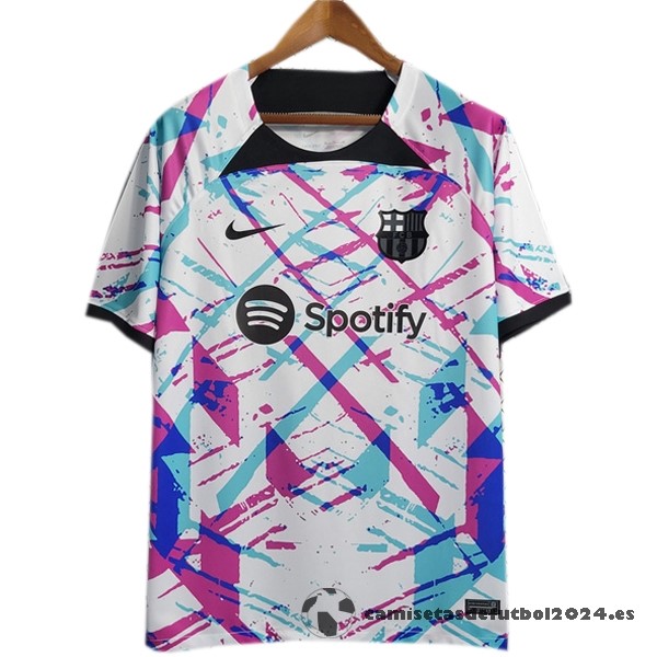 Tailandia Especial Camiseta Barcelona 2023 2024 Blanco Purpura Venta Replicas