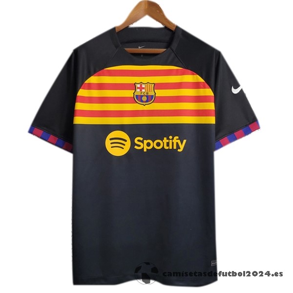 Tailandia Especial Camiseta Barcelona 2023 2024 Negro II Amarillo Venta Replicas