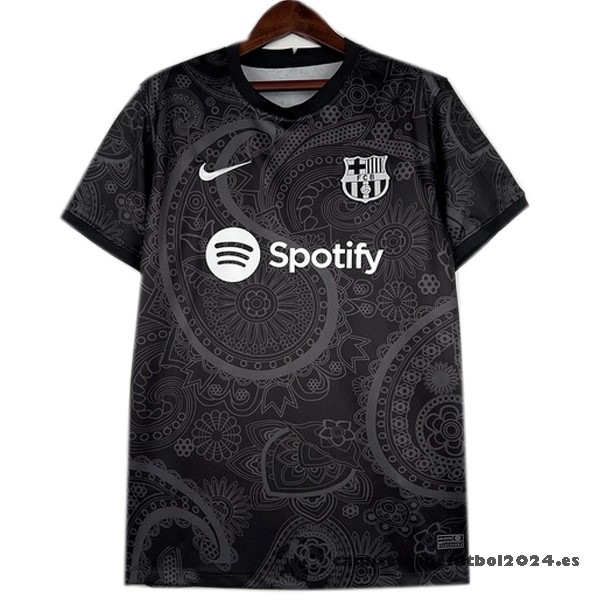 Tailandia Especial Camiseta Barcelona 2023 2024 Negro Venta Replicas
