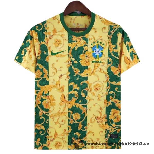 Tailandia Especial Camiseta Brasil 2022 Amarillo Verde Venta Replicas