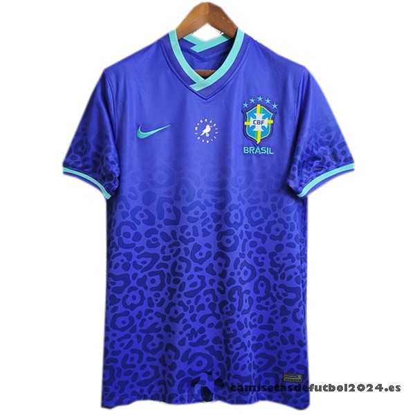 Tailandia Especial Camiseta Brasil 2022 II Azul Venta Replicas