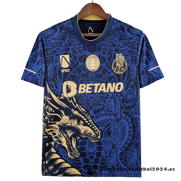 Tailandia Especial Camiseta FC Oporto 2022 2023 Azul Venta Replicas