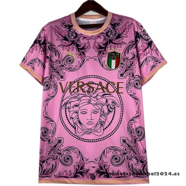Tailandia Especial Camiseta Italia 2023 Rosa Venta Replicas
