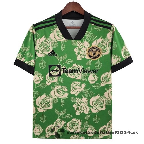 Tailandia Especial Camiseta Manchester United 2022 2023 Verde Venta Replicas