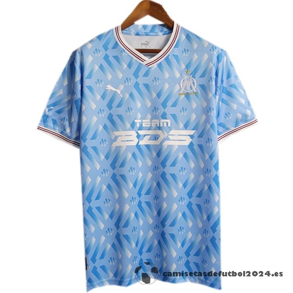 Tailandia Especial Camiseta Marsella 2023 2024 Azul Venta Replicas