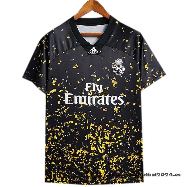 Tailandia Especial Camiseta Real Madrid 2019 2020 Negro Amarillo Venta Replicas
