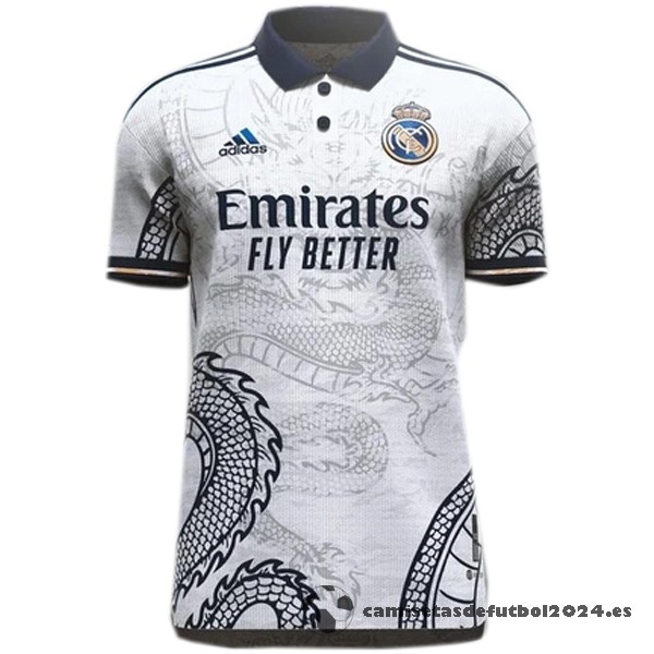 Tailandia Especial Camiseta Real Madrid 2022 2023 Blanco Venta Replicas
