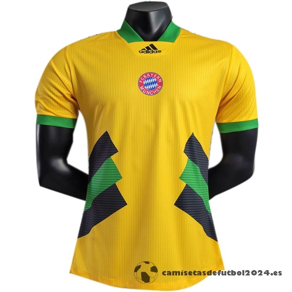 Tailandia Especial Jugadores Camiseta Bayern Múnich 2023 2024 Amarillo Venta Replicas