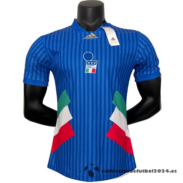 Tailandia Especial Jugadores Camiseta Italia 2022 Azul Venta Replicas