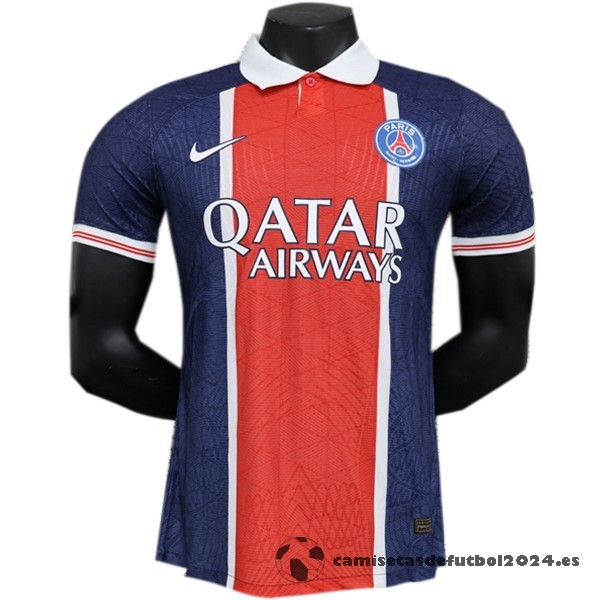 Tailandia Especial Jugadores Camiseta Paris Saint Germain 2023 2024 Azul Rojo Venta Replicas