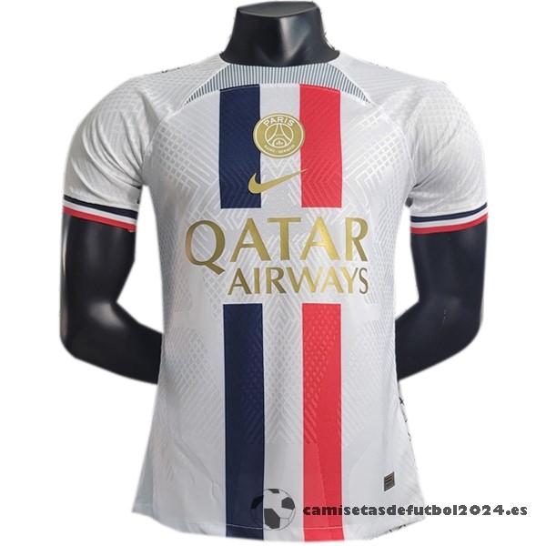 Tailandia Especial Jugadores Camiseta Paris Saint Germain 2023 2024 Blanco I Rojo Venta Replicas