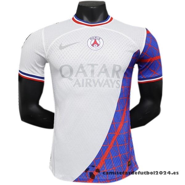 Tailandia Especial Jugadores Camiseta Paris Saint Germain 2023 2024 Blanco Purpura Venta Replicas
