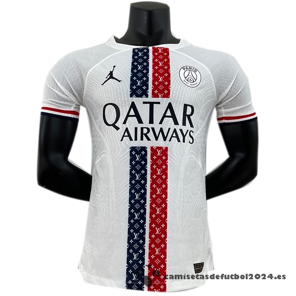 Tailandia Especial Jugadores Camiseta Paris Saint Germain 2023 2024 Blanco Rojo Venta Replicas