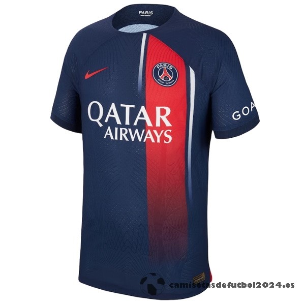 Tailandia Jugadores Casa Camiseta Paris Saint Germain 2023 2024 Azul Venta Replicas