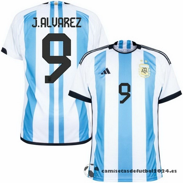 Tailandia NO.9 J.Alvarez Casa Camiseta Argentina 2022 Azul Venta Replicas