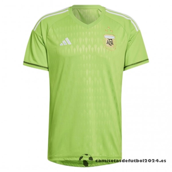 Tailandia Portero Camiseta Argentina 2022 Verde Venta Replicas