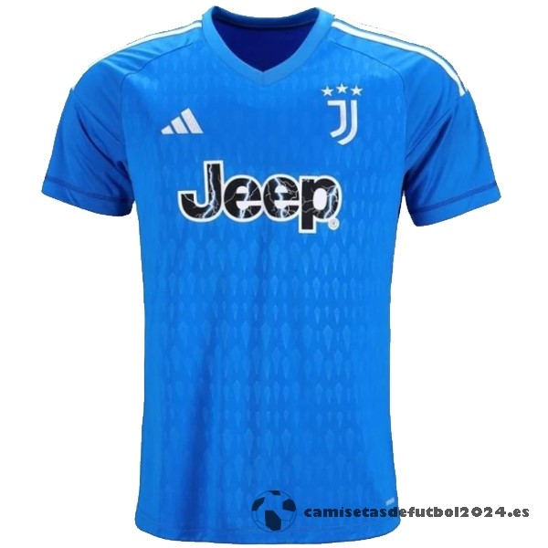 Tailandia Portero Camiseta Juventus 2023 2024 Azul Venta Replicas