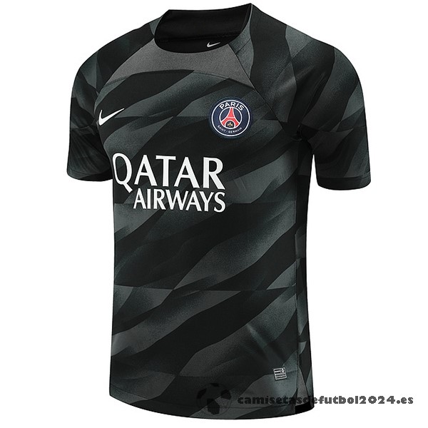 Tailandia Portero Camiseta Paris Saint Germain 2023 2024 Negro Venta Replicas