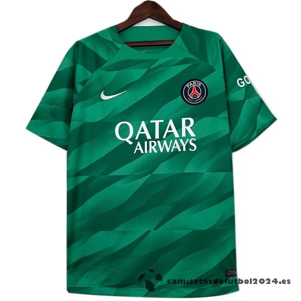 Tailandia Portero Camiseta Paris Saint Germain 2023 2024 Verde Venta Replicas