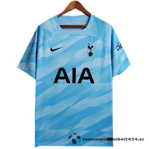Tailandia Portero Camiseta Tottenham Hotspur 2023 2024 Azul Venta Replicas