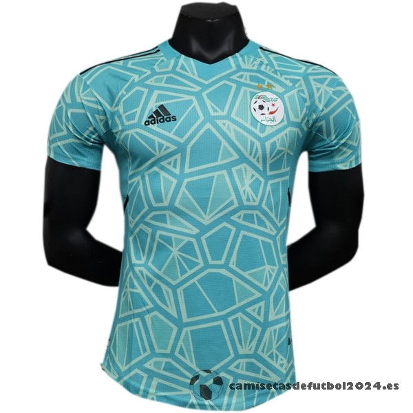 Tailandia Portero Jugadores Camiseta Argelia 2023 Azul Verde Venta Replicas