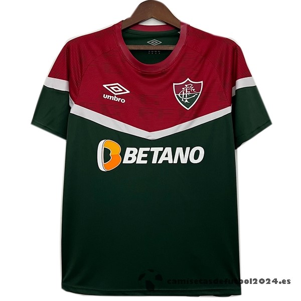Tailandia Previo al partido Camiseta Fluminense 2022 2023 Rojo Verde Venta Replicas