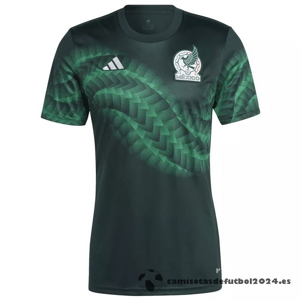 Tailandia Previo al partido Camiseta Mexico 2022 Verde Venta Replicas