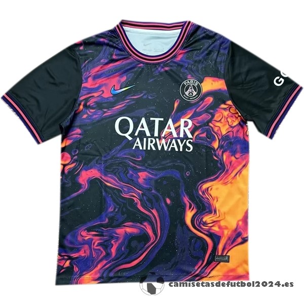 Tailandia Previo al partido Camiseta Paris Saint Germain 2023 2024 Purpura Negro Venta Replicas
