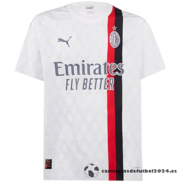 Tailandia Segunda Camiseta AC Milan 2023 2024 Blanco Venta Replicas