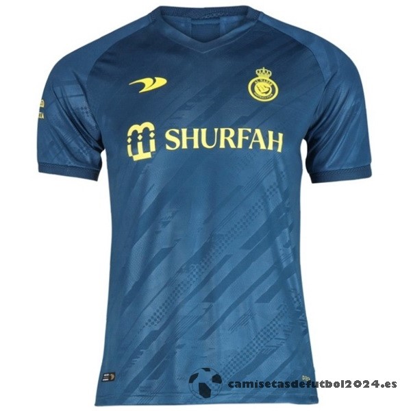Tailandia Segunda Camiseta Al Nassr 2022 2023 Azul Venta Replicas