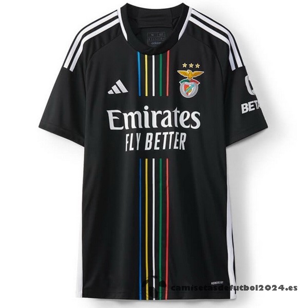 Tailandia Segunda Camiseta Benfica 2023 2024 Negro Venta Replicas