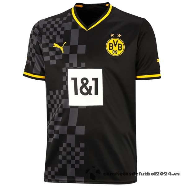 Tailandia Segunda Camiseta Borussia Dortmund 2022 2023 Negro Venta Replicas