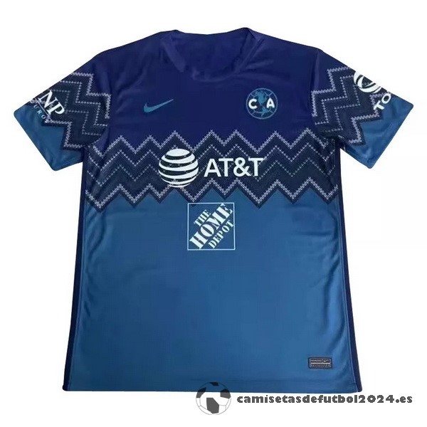 Tailandia Segunda Camiseta Club América 2022 2023 Azul Venta Replicas