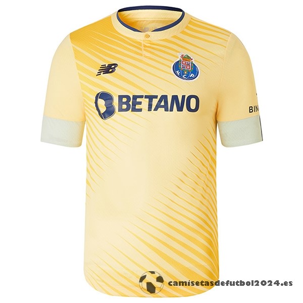 Tailandia Segunda Camiseta FC Oporto 2022 2023 Amarillo Venta Replicas