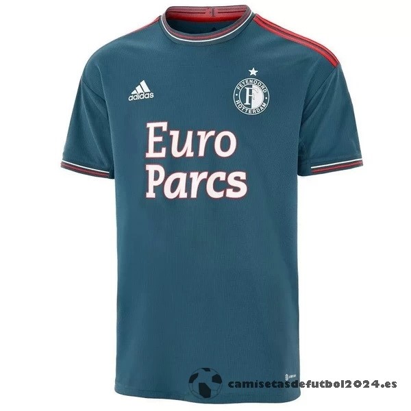 Tailandia Segunda Camiseta Feyenoord Rotterdam 2022 2023 Azul Venta Replicas