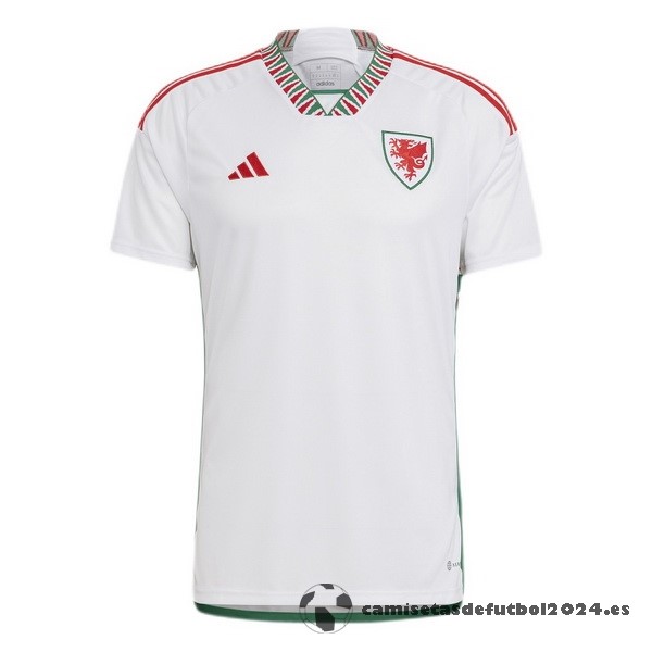 Tailandia Segunda Camiseta Gales 2022 Blanco Venta Replicas