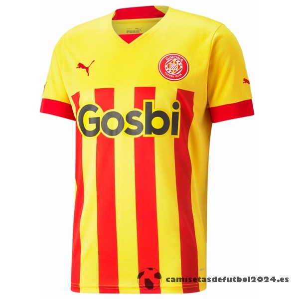 Tailandia Segunda Camiseta Girona 2022 2023 Amarillo Venta Replicas