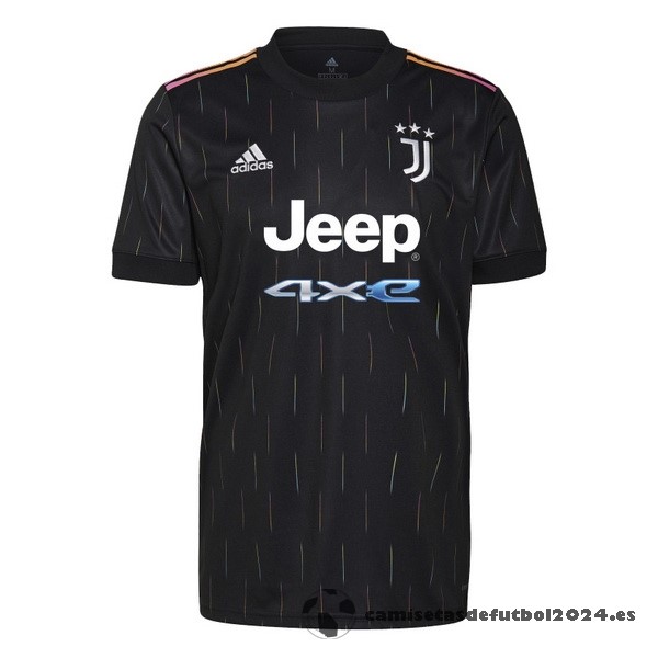 Tailandia Segunda Camiseta Juventus 2021 2022 Negro Venta Replicas