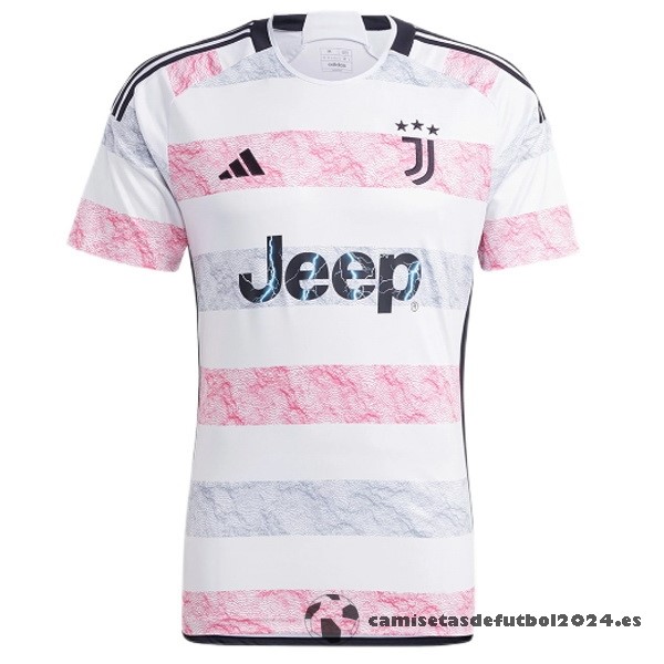 Tailandia Segunda Camiseta Juventus 2023 2024 Blanco Venta Replicas
