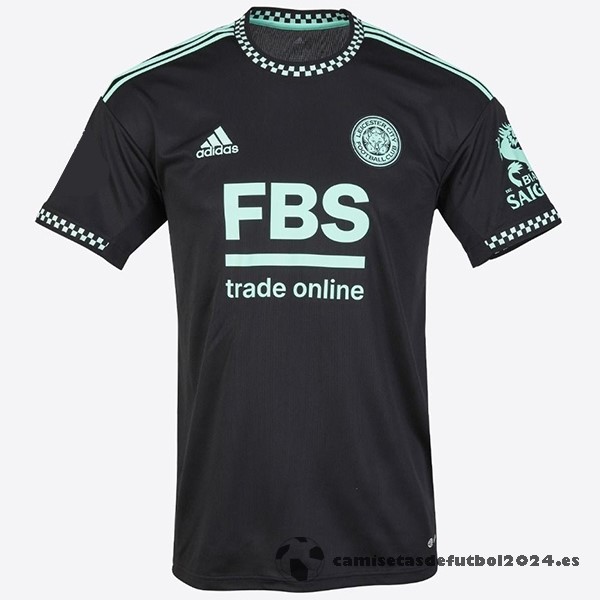 Tailandia Segunda Camiseta Leicester City 2022 2023 Negro Venta Replicas