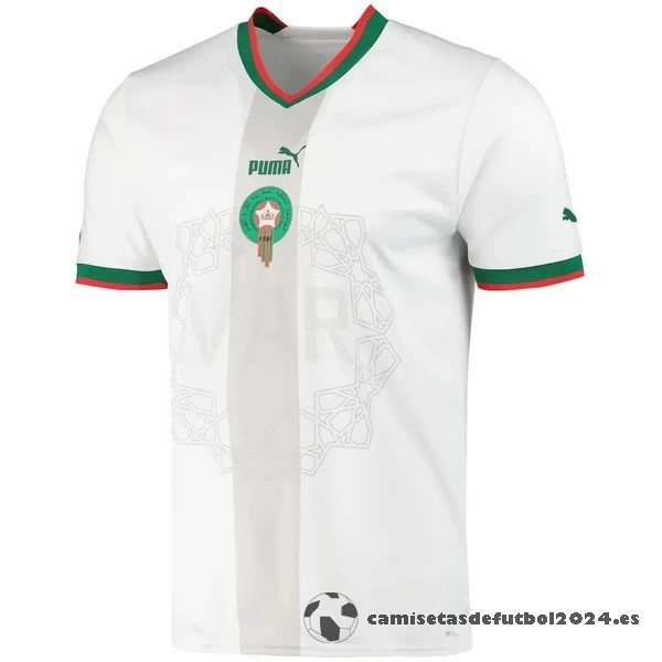 Tailandia Segunda Camiseta Marruecos 2022 Blanco Venta Replicas