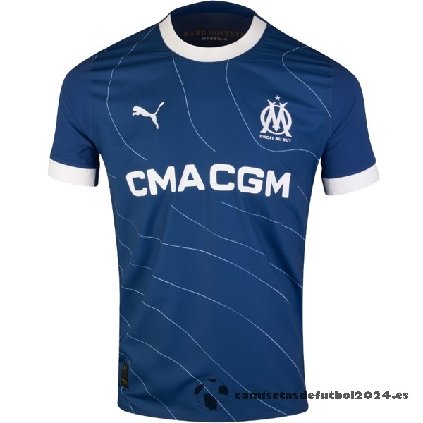 Tailandia Segunda Camiseta Marsella 2023 2024 Azul Venta Replicas