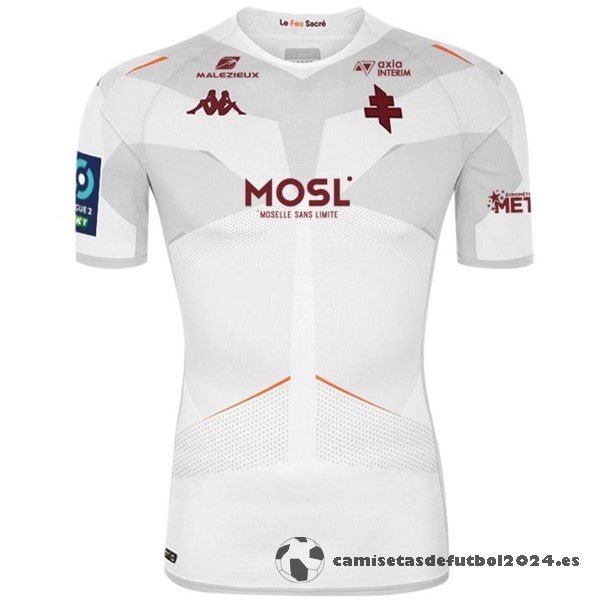 Tailandia Segunda Camiseta Metz 2022 2023 Blanco Venta Replicas