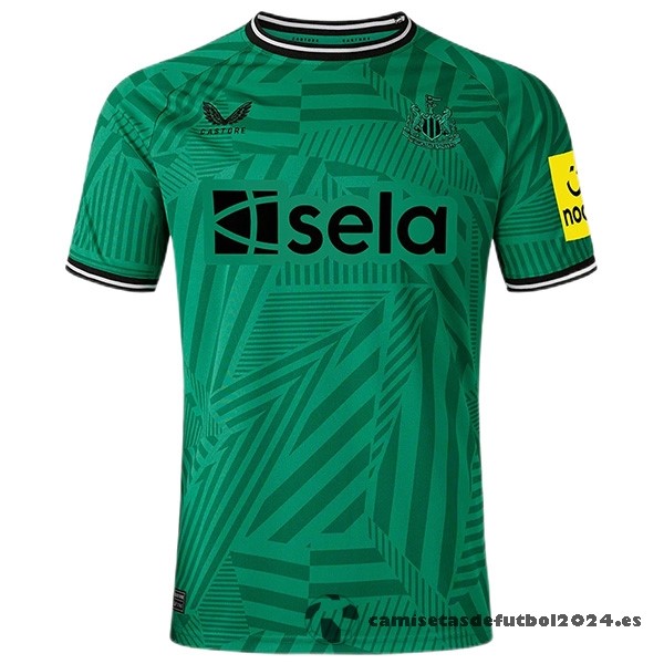 Tailandia Segunda Camiseta Newcastle United 2023 2024 Verde Venta Replicas
